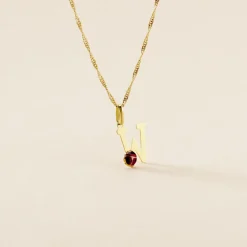 Histoire d'Or Pendentif Helidie Coccinelle Lettre Or Jaune* Pendentifs|Pendentifs