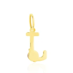 Discount Histoire d'Or Pendentif Helidie Coccinelle Lettre Or Jaune