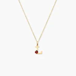 Discount Histoire d'Or Pendentif Helidie Coccinelle Lettre Or Jaune