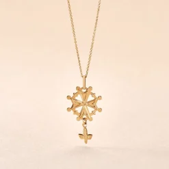 Online Histoire d'Or Pendentif Huguenote Or Jaune