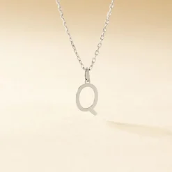 Clearance Histoire d'Or Pendentif Ionia Lettre or blanc