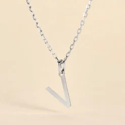 Clearance Histoire d'Or Pendentif Ionia Lettre Or Blanc