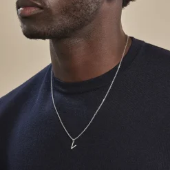 Clearance Histoire d'Or Pendentif Ionia Lettre Or Blanc