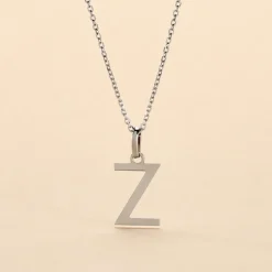 Histoire d'Or Pendentif Ionia Lettre or blanc