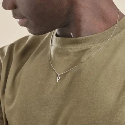 Best Histoire d'Or Pendentif Ionia Lettre or blanc