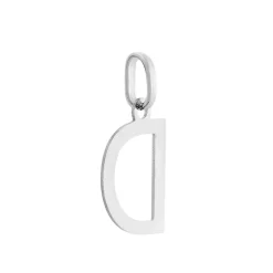 Outlet Histoire d'Or Pendentif Ionia Lettre or blanc