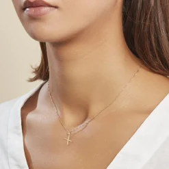 New Histoire d'Or Pendentif Ionia Lettre or jaune