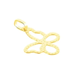 Online Histoire d'Or Pendentif Jaima Papillon Diamante Or Jaune