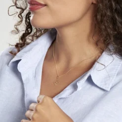 Online Histoire d'Or Pendentif Jaima Papillon Diamante Or Jaune