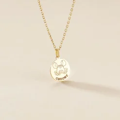 Histoire d'Or Pendentif Jannila Zodiaque Or Jaune* Bijoux Personnalisés|Pendentifs