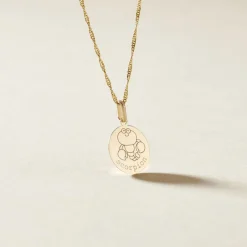 Histoire d'Or Pendentif Jannila Zodiaque Or Jaune* Bijoux Personnalisés|Pendentifs