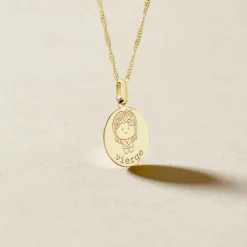 Hot Histoire d'Or Pendentif Jannila Zodiaque Or Jaune