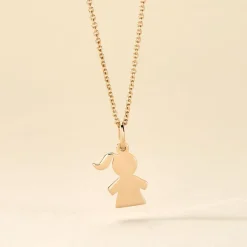 Histoire d'Or Pendentif Kids Plaque Or Doré* Pendentifs|Pendentifs