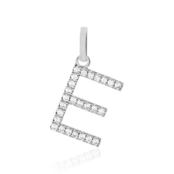 Histoire d'Or Pendentif Klementine Or Blanc Oxyde De Zirconium* Pendentifs|Pendentifs