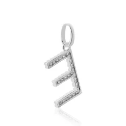 Histoire d'Or Pendentif Klementine Or Blanc Oxyde De Zirconium* Pendentifs|Pendentifs