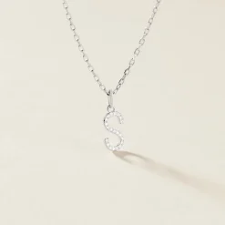 Histoire d'Or Pendentif Klementine Or Blanc Oxyde De Zirconium* Pendentifs|Pendentifs