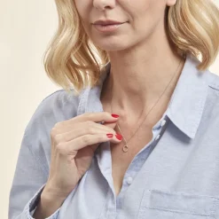 Histoire d'Or Pendentif Klementine Or Blanc Oxyde De Zirconium* Pendentifs|Pendentifs