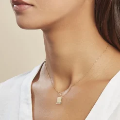 Histoire d'Or Pendentif Lamie Zodiaque Parchemin Or Jaune* Bijoux Personnalisés|Pendentifs