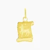Histoire d'Or Pendentif Lamie Zodiaque Parchemin Or Jaune* Bijoux Personnalisés|Pendentifs