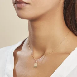 Histoire d'Or Pendentif Lamie Zodiaque Parchemin Or Jaune* Bijoux Personnalisés|Pendentifs