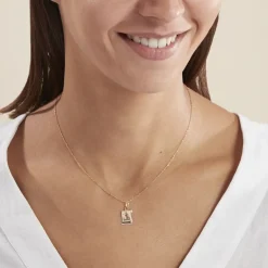 New Histoire d'Or Pendentif Lamie Zodiaque Parchemin Or Jaune