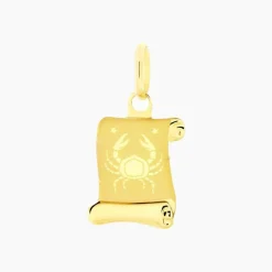Histoire d'Or Pendentif Lamie Zodiaque Parchemin Or Jaune* Bijoux Personnalisés|Pendentifs