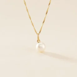 Hot Histoire d'Or Pendentif Lenonie Or Jaune Perle De Culture