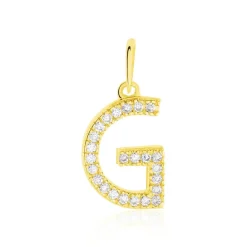 Histoire d'Or Pendentif Lettre G Or Jaune Oxyde* Pendentifs|Pendentifs