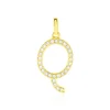 Histoire d'Or Pendentif Lettre Q Or Jaune Oxyde