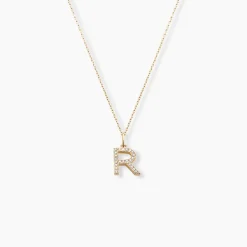 Histoire d'Or Pendentif Lettre R Or Jaune Oxyde* Pendentifs|Pendentifs