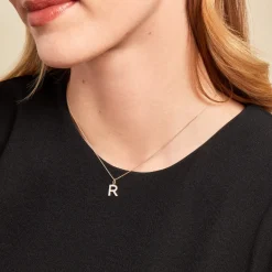 Histoire d'Or Pendentif Lettre R Or Jaune Oxyde* Pendentifs|Pendentifs