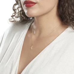 Histoire d'Or Pendentif Lettre X Or Jaune Oxyde* Pendentifs|Pendentifs