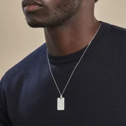 Histoire d'Or Pendentif Leyel Argent Blanc* Bijoux Personnalisés|Pendentifs