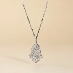 Sale Histoire d'Or Pendentif Luce-marie Argent Blanc