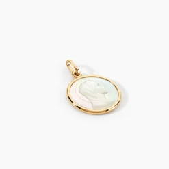 Clearance Histoire d'Or Pendentif Marie Or Jaune Nacre