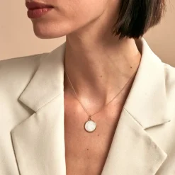 Clearance Histoire d'Or Pendentif Marie Or Jaune Nacre