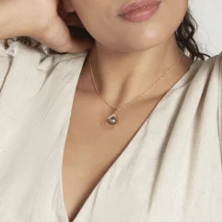 Discount Histoire d'Or Pendentif Martyna Or Jaune Perle De Culture De Tahiti or jaune perle nacre noire