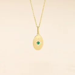 Histoire d'Or Pendentif Melchior Or Jaune Emeraude* Pendentifs|Pendentifs