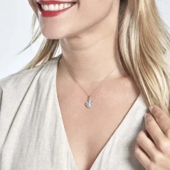 Hot Histoire d'Or Pendentif Meylin Argent Blanc