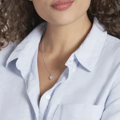 Hot Histoire d'Or Pendentif Miyah Or Blanc Topaze