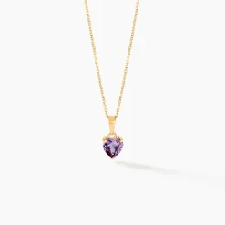 New Histoire d'Or Pendentif Miyah Or Jaune Amethyste