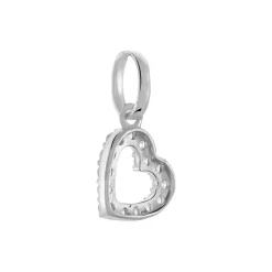 Clearance Histoire d'Or Pendentif Or Blanc Oxyde