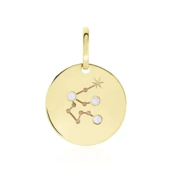 Histoire d'Or Pendentif Or Jaune Astraea Oxyde De Zirconium