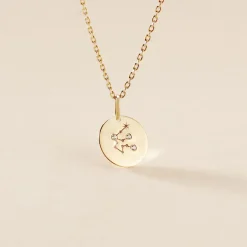 Histoire d'Or Pendentif Or Jaune Astraea Oxyde De Zirconium