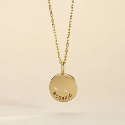 Clearance Histoire d'Or Pendentif Or Jaune Astraea Oxyde De Zirconium