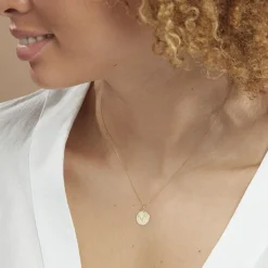 Online Histoire d'Or Pendentif Or Jaune Astraea Oxyde De Zirconium