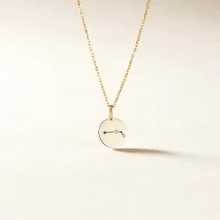 Hot Histoire d'Or Pendentif Or Jaune Astraea Oxyde De Zirconium