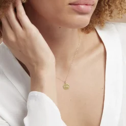 Hot Histoire d'Or Pendentif Or Jaune Astraea Oxyde De Zirconium