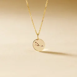 Histoire d'Or Pendentif Or Jaune Astraea Oxyde De Zirconium* Pendentifs|Pendentifs