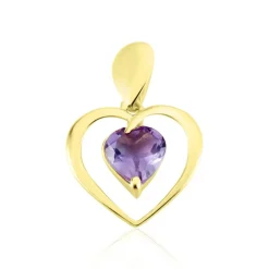 Histoire d'Or Pendentif Or Jaune Gurvan Amethyste* Pendentifs|Pendentifs